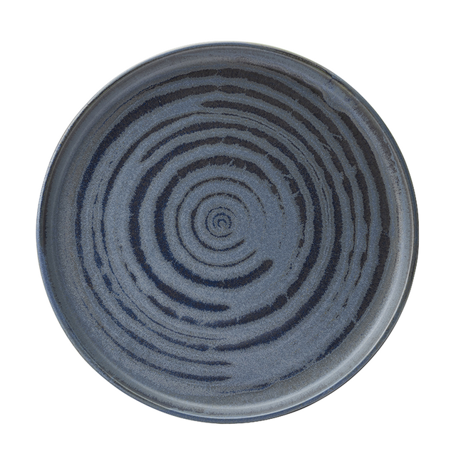 Circus Denim Walled Plate 10.5" (27cm)