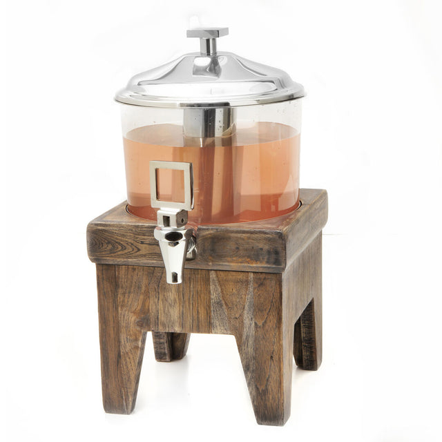 Fusion Ash Grey Juicer Wood Base with Stainless Steel Nest