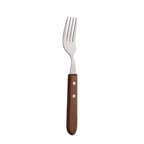 Wooden Handle Steak Fork