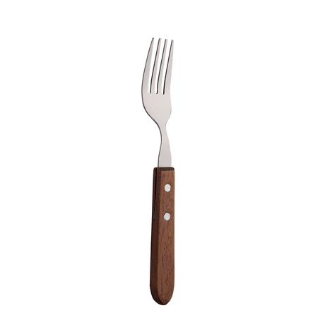 Wooden Handle Steak Fork