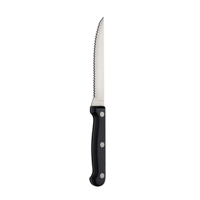 Black Handled Steak Knife