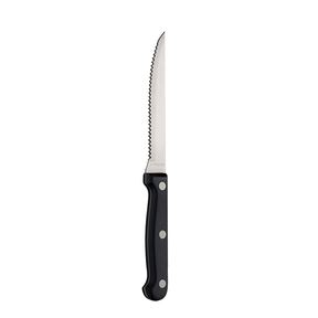 Black Handled Steak Knife