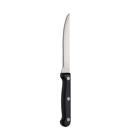 Black Handled Steak Knife
