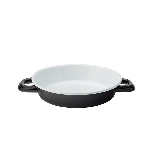 Eagle Enamel Black Dish 10.25" (26cm)