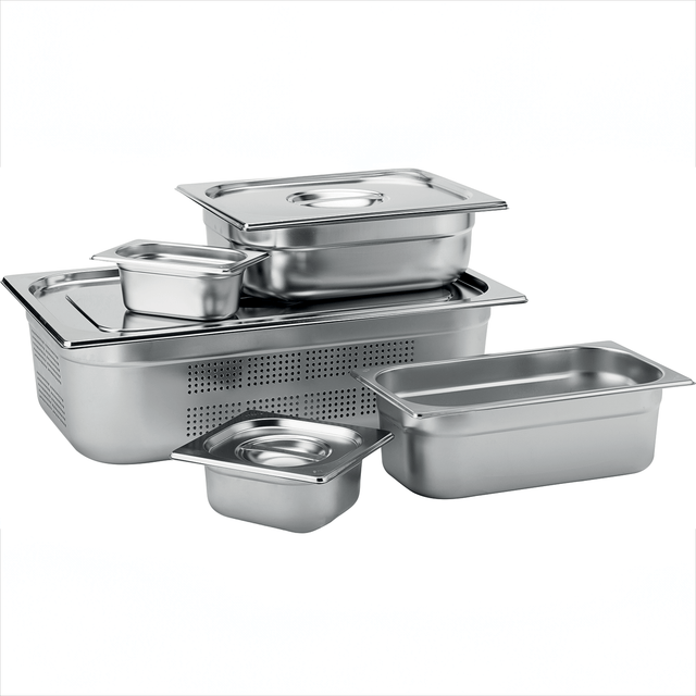 Stainless Steel GN 1/2 Pan 10cm Deep