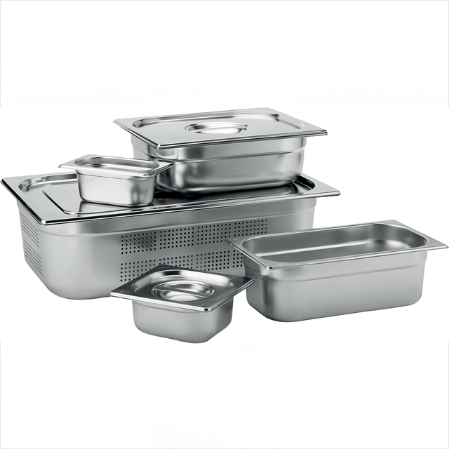 Stainless Steel GN 1/3 Handled Lid