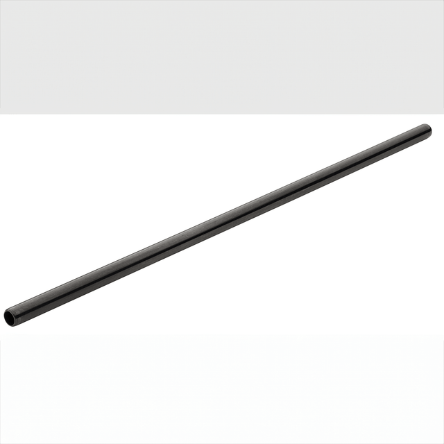 Matt Black Effect Stainless Steel Straw 8.5"(21.5CM) Pack 12