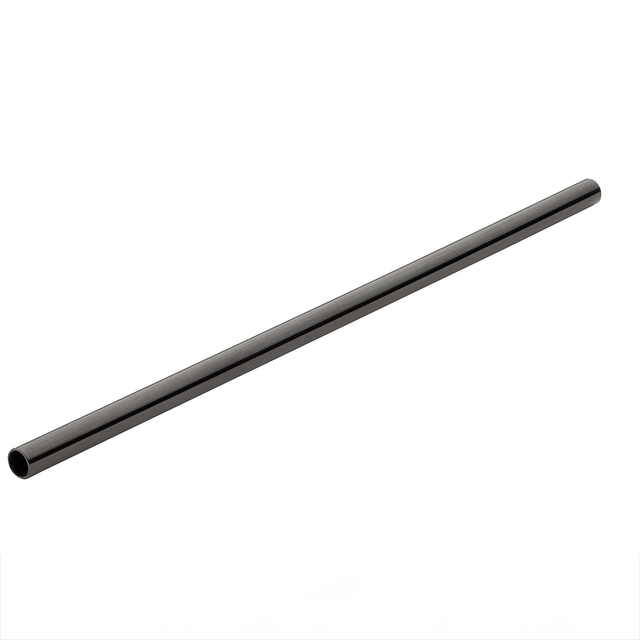 Matt Black Effect Stainless Steel Straw 5.5"(14CM) Pack 12