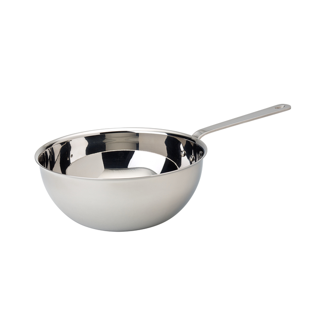 Stainless Steel Wok 5.5" (14.25cm) 20oz (57cl)