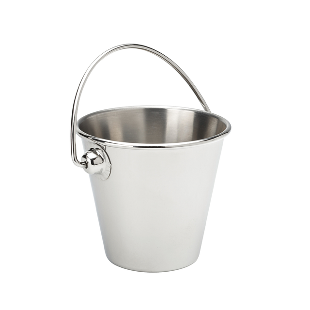 Mini Stainless Steel Pail 3" (7.5cm) 7oz (20cl)