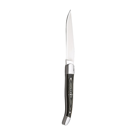 Laguiole Dark Wood Handled Steak Knife