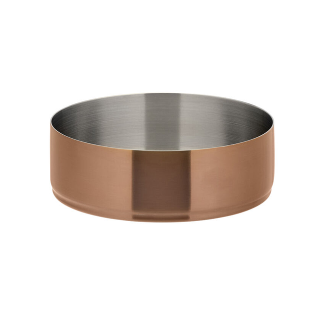 Brushed Copper Round Bowl 5.5" (14cm)