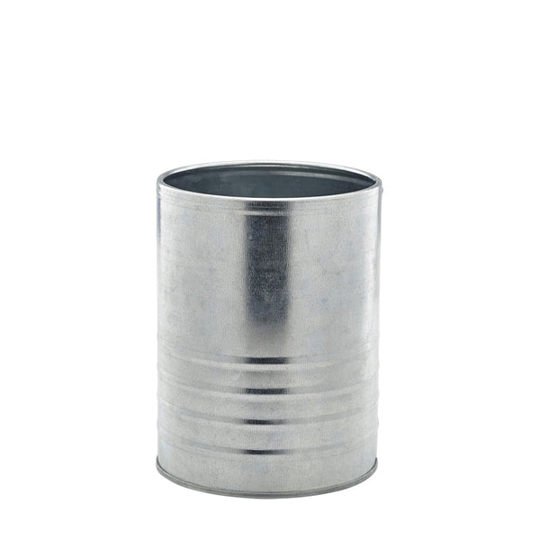 Galvanised Steel Can 11cm Dia x 14.5cm