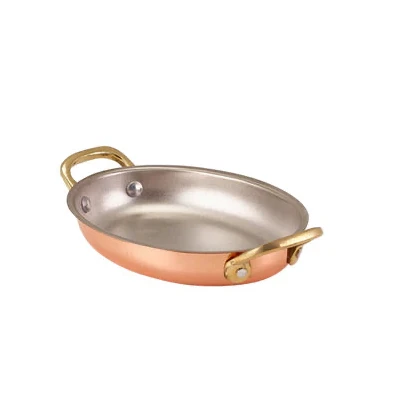 GenWare Copper Plated Oval Dish 16.5 x 12.5cm