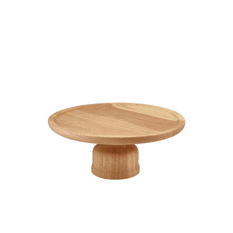 GenWare FSC 100% Hevea Wood Cake Stand - Pack 1