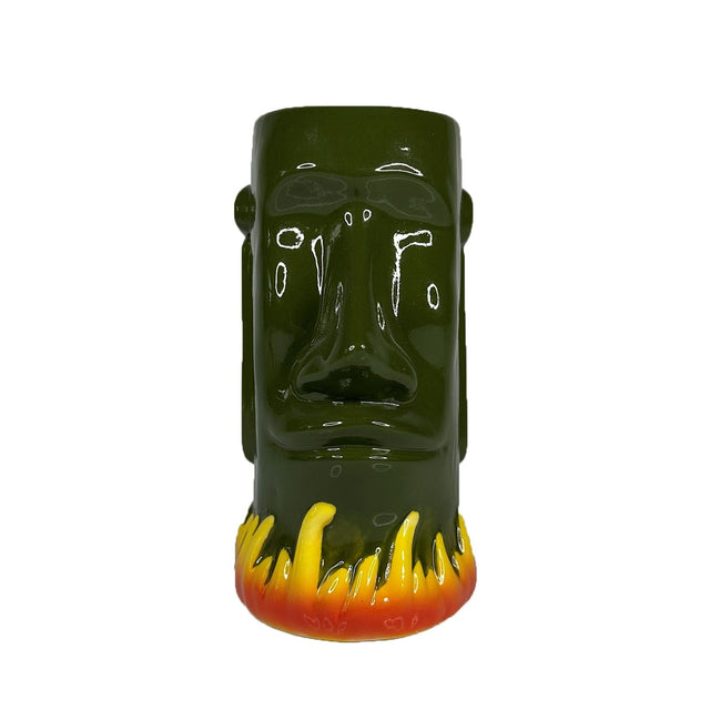 Green Inferno Tiki Mug 22oz side