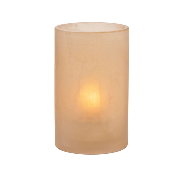 Wysp Amber Satin Glass Cylinder 7.3 x 11.4cm (2 7/8 x 4 1/2")