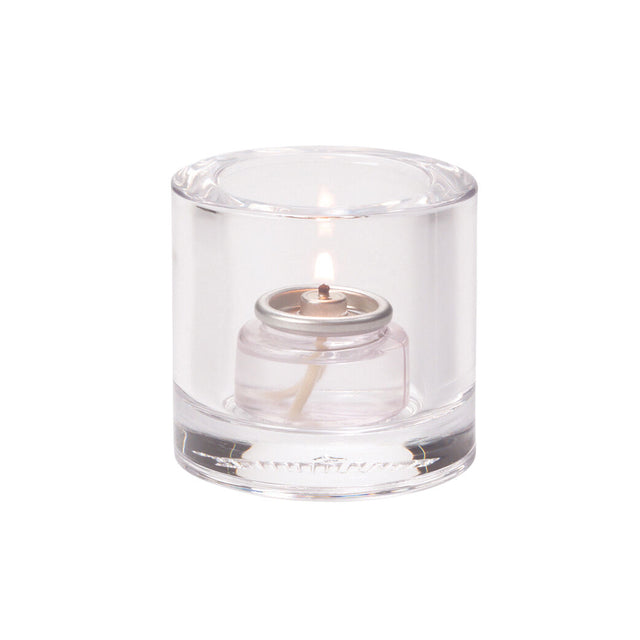 Thick Round Clear Tealight 7 x 7.3cm (2 3/4 x 2 4/5")
