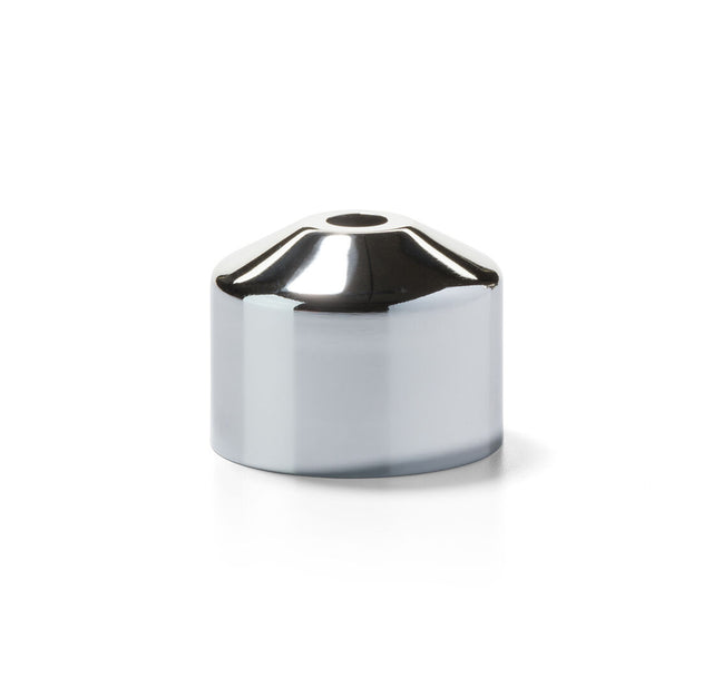 Gala Polished Chrome Midsize Candle Cover 5.4 x 4cm (2 1/8 x 1 5/9")