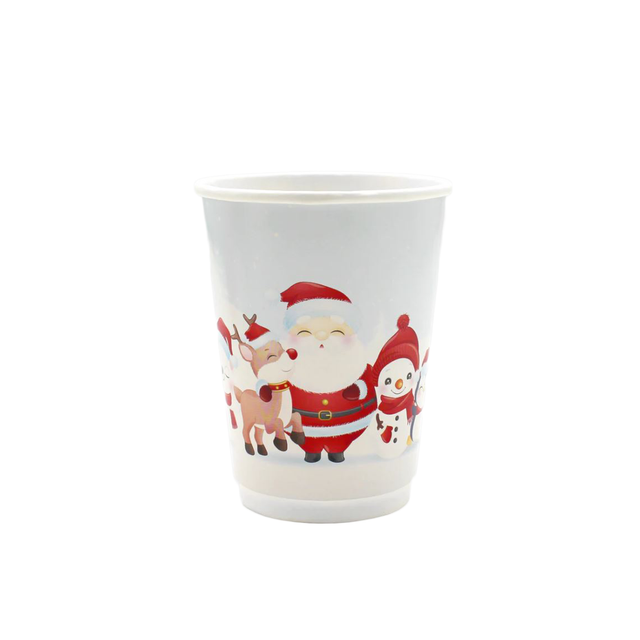 Ho Ho Ho White Christmas Cup 12oz Right Side