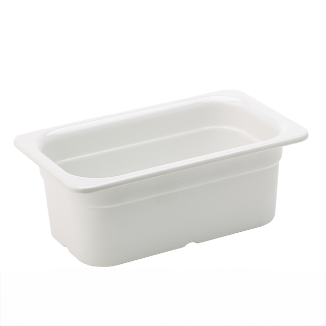 Melamine White GN 1/4 - 4" (10cm) Deep