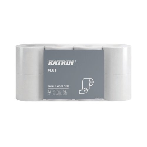 Katrin Plus toilet paper packaging on a white background