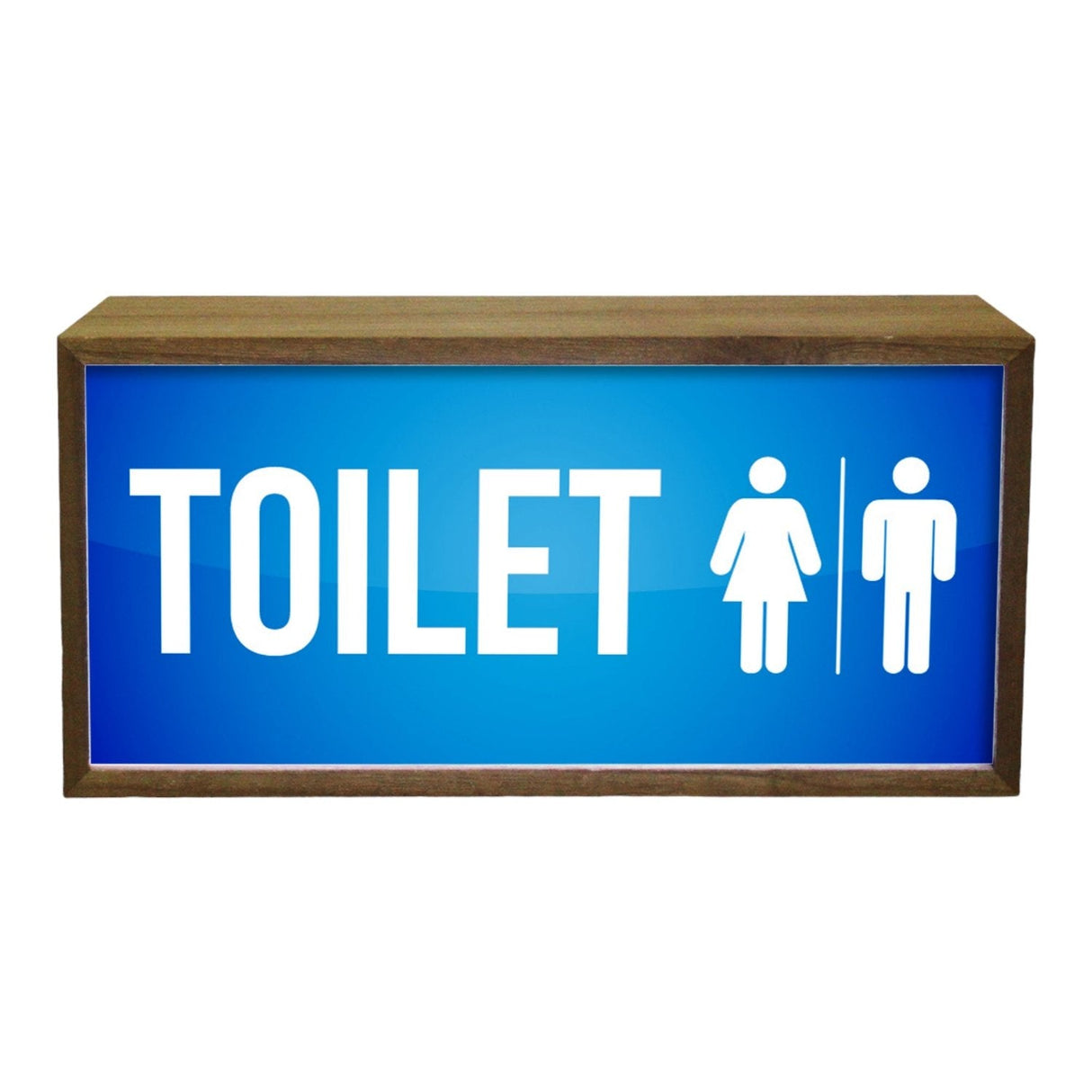 Light Box Toilet Men And Women Sign