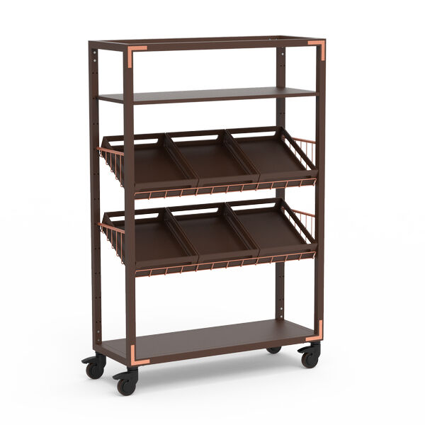 Canvas Dark Lux Bamboo Copper Farm to Table on Casters