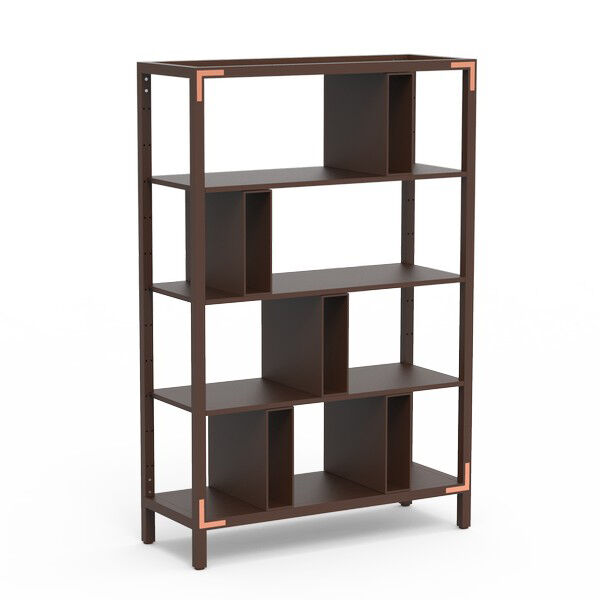 Canvas Dark Lux Bamboo Copper Room Divider on Legs