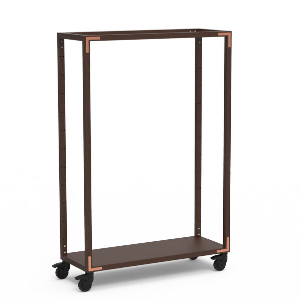 Canvas Dark Lux Bamboo Copper Empty Unit on Casters