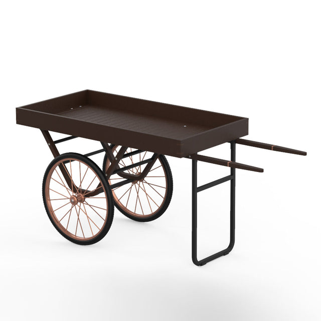Cantine Cart Dark Bamboo & Copper