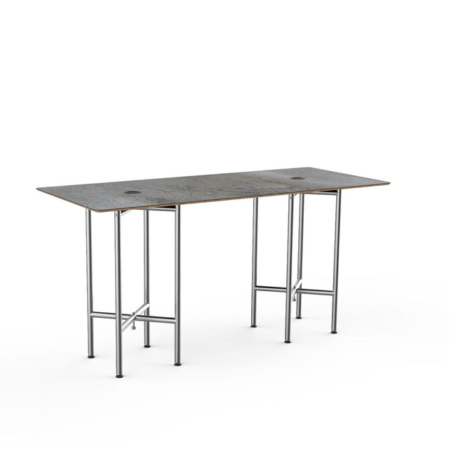 Clix 36" Rectangle Table Grey SS