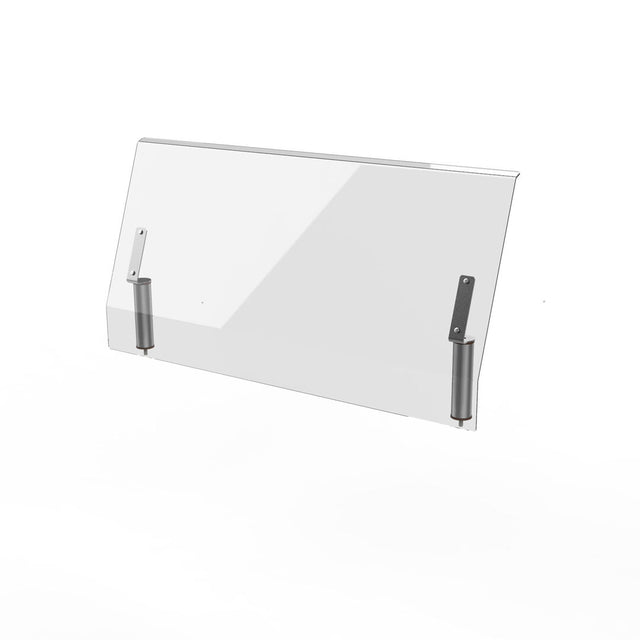 Modular High Profile Full Acrylic & Stainless Steel Breath Guard 180.3 x 90.2cm (71 x 35 1/2")