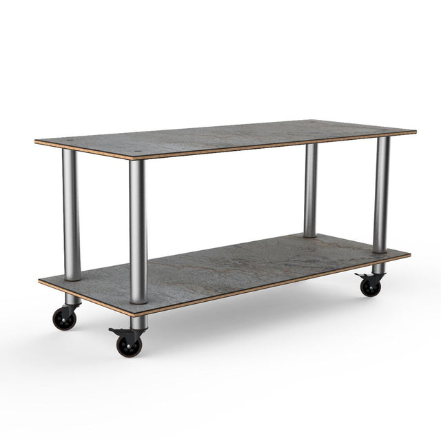 Modular Standard Large Unit Grey SS Casters
