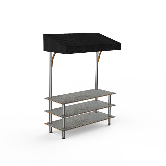 Modular Classic Canopy Unit Grey Slate SS Black Canopy