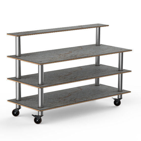 Modular Classic Plus Grey Slate SS on casters