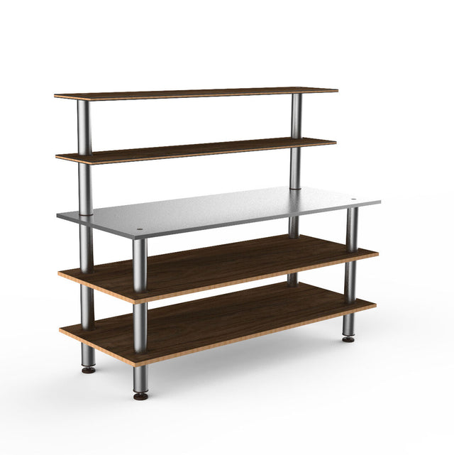 Modular Back Bar Station (No Ice Well) Mango Wood Stainless Steel Legs