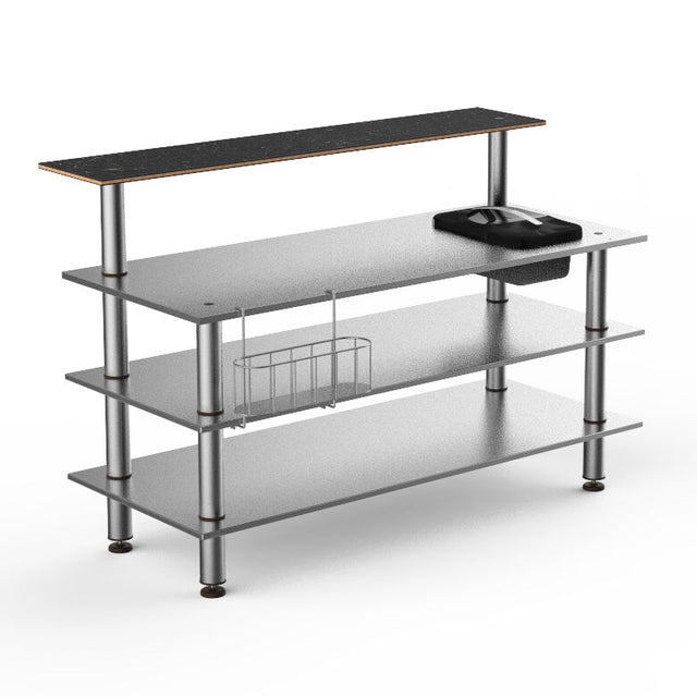 Modular All Stainless Pro Bar Station Marble SS
