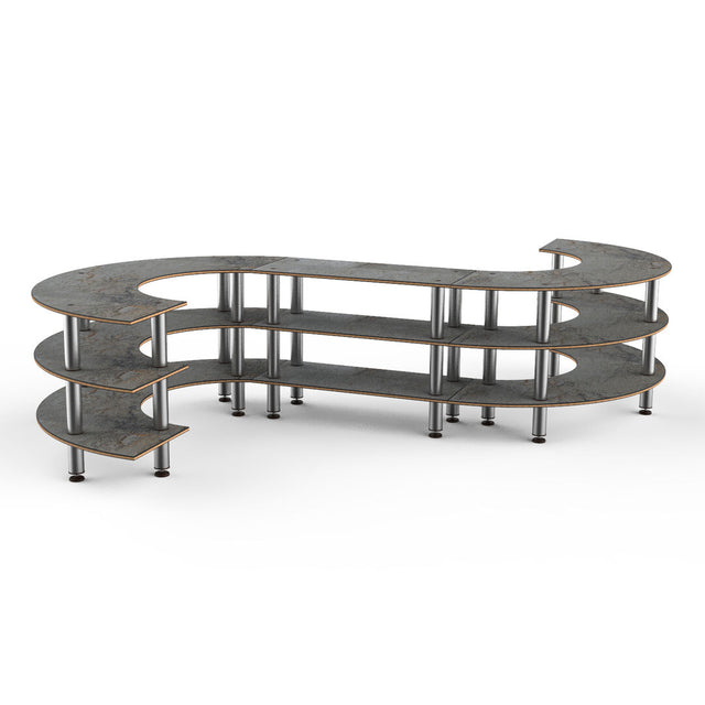 Modular Medium S Buffet Grey Slate SS