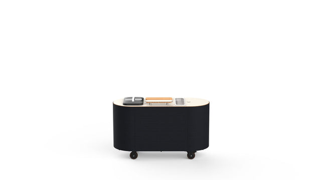 Oval Vanilla & Black Cart
