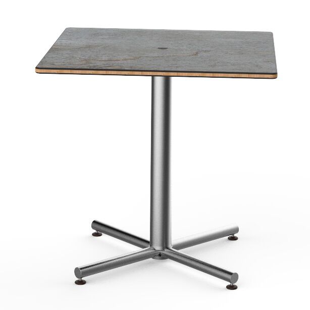 Polo Square Bistro Table Grey SS