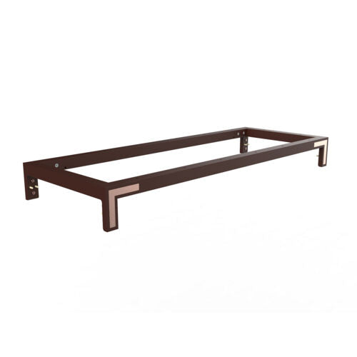 Canvas Dark Lux Top Frame Shelf 114.5 x 38 x 2cm (45 x 14 4/5 x 4/5")