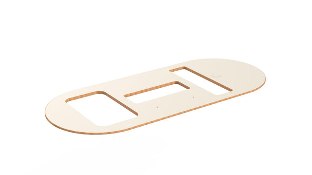 Mogogo Oval Vanilla BHP Cocktail Table Top