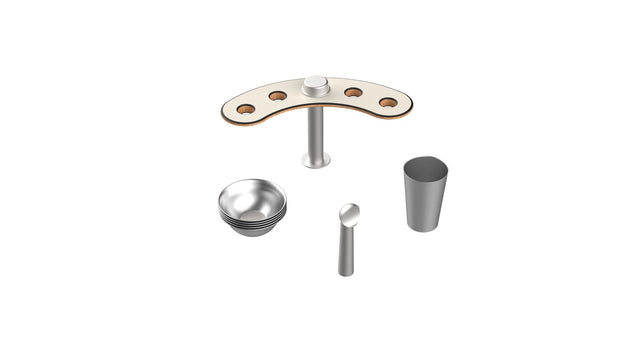 Mogogo Oval Vanilla Gelato Cart Set