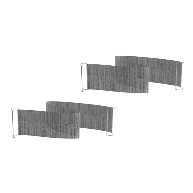 Mogogo Modular Creative Silver Quick Cover For Large Round Creative (2pcs)