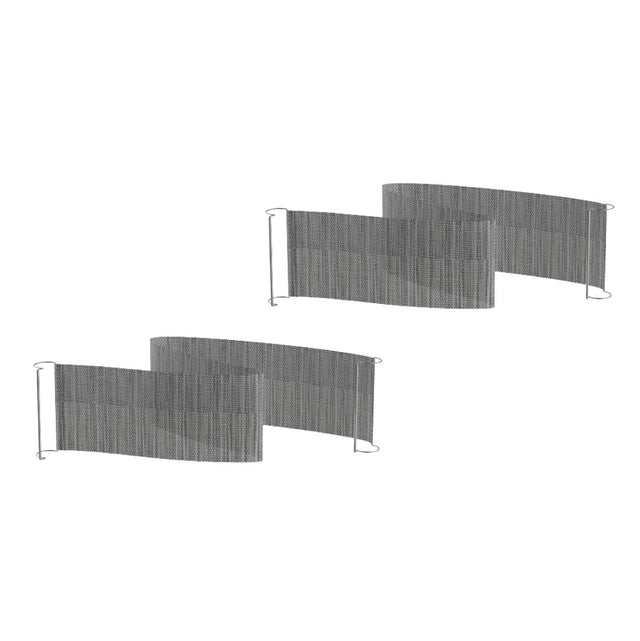 Mogogo Modular Creative Silver Quick Cover For Rect Creative (2pcs)