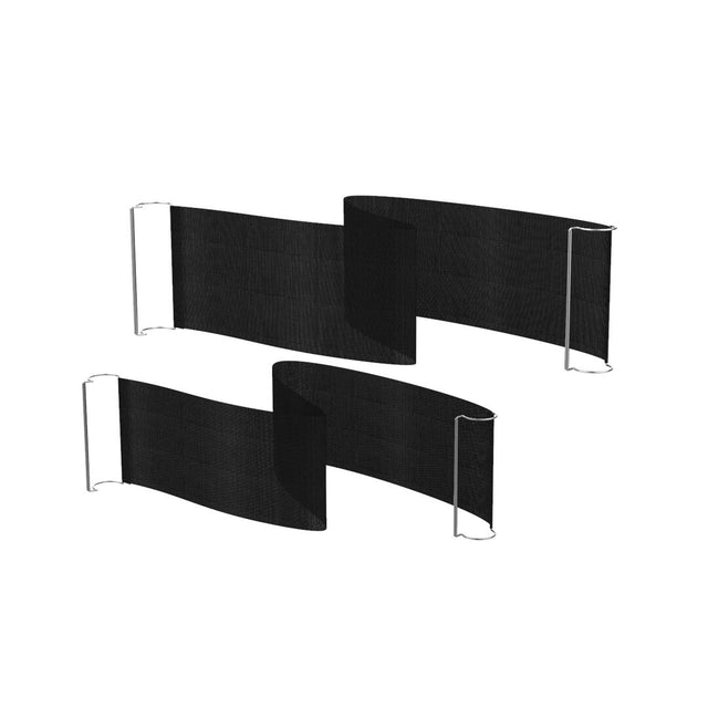 Modular Charcoal Black Slate Quick Cover For Medium Classic 2 Piece Set