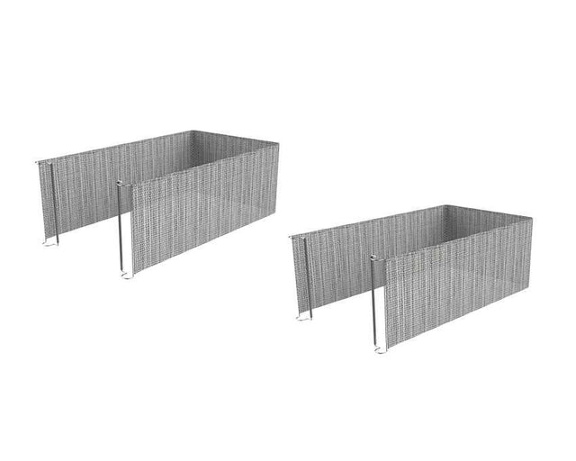Roll'n 2X Silver-Grey Storage Quick Cover