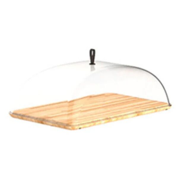 Roll'n Bamboo Cheese Tray & Acrylic Lid 49 x 30 x 17cm (19 x 12 x 7")