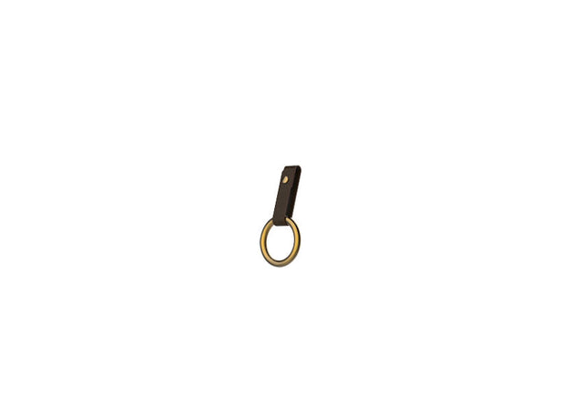 Mogogo Roll'n Brass Leather Towel Hanger